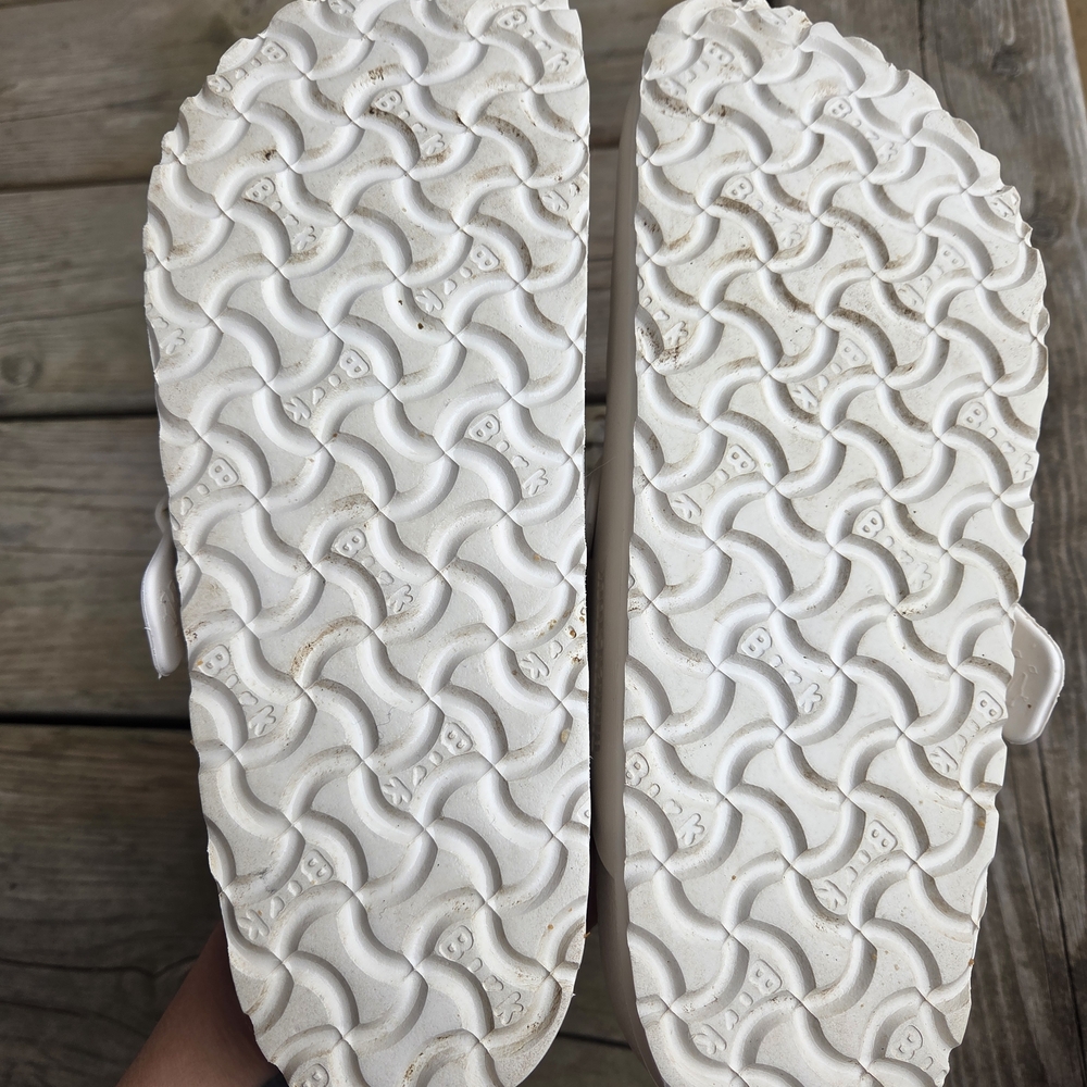 Birkenstock White Women's Clogs Mules